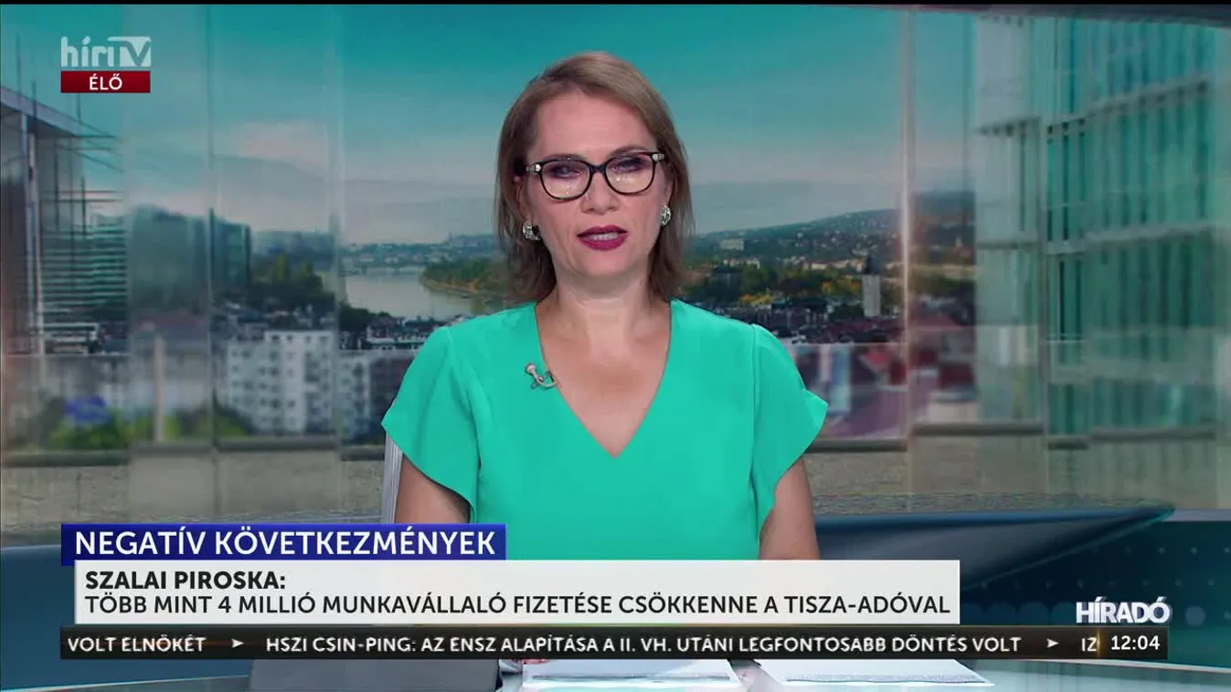 Szalai Piroska: A magyar munkavállalók jelentős részét érinteni rosszul a Tisza-adó bevezetése