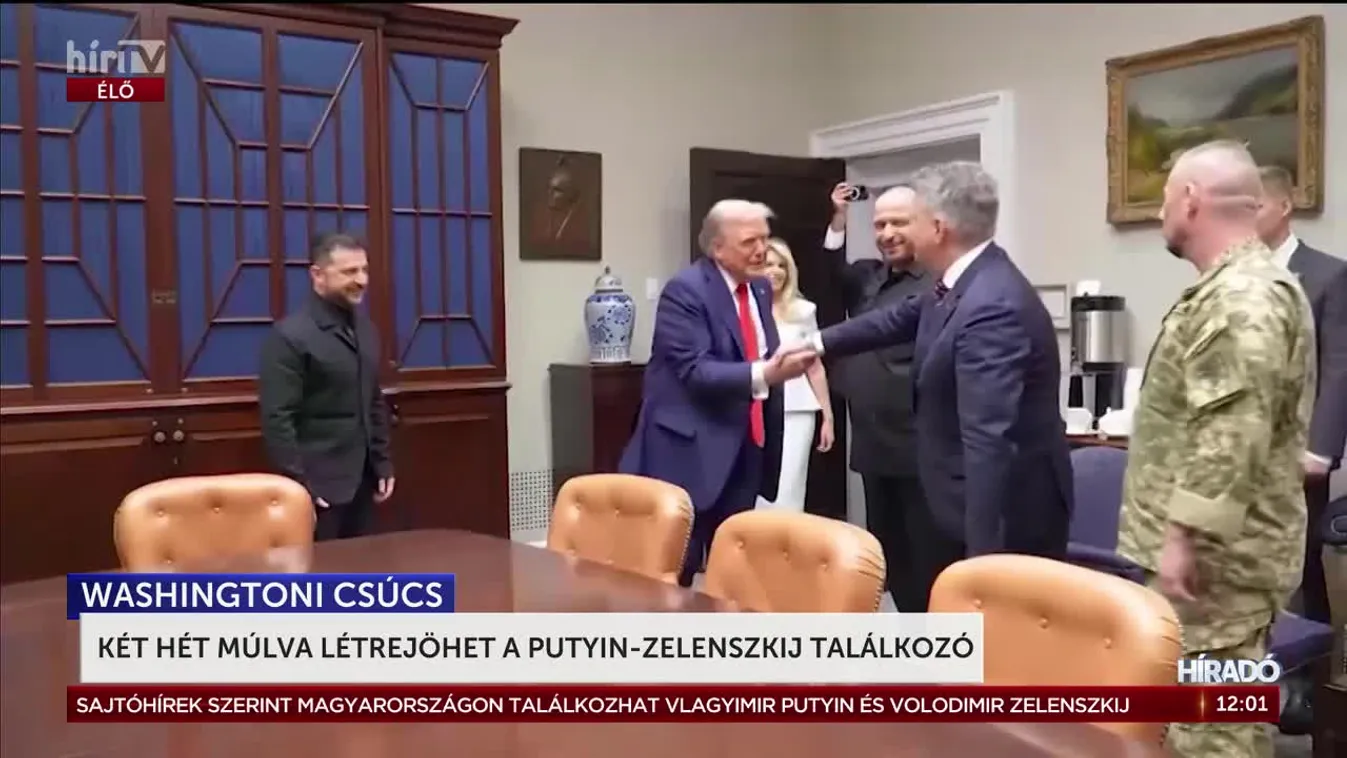 Az opciók között van, hogy a Putyin–Zelenszkij találkozó Magyarországon lesz