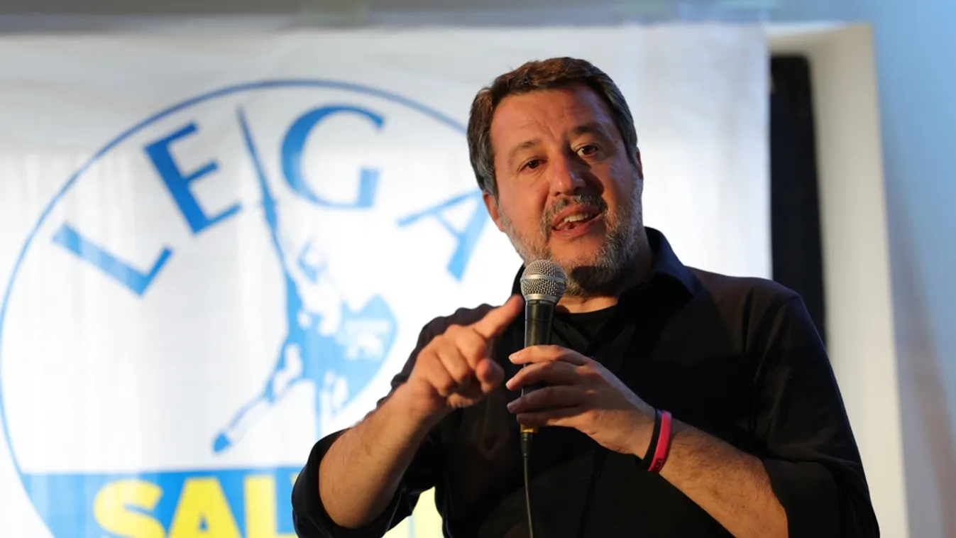Matteo Salvinit támadják a baloldali szervezetek és a palesztinpárti tüntetők  + videó