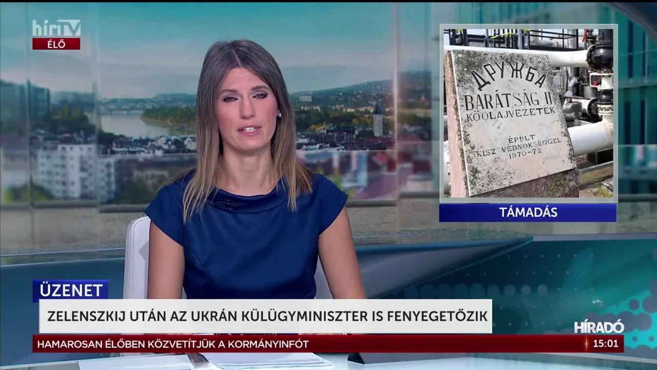 ZELENSZKIJ UTÁN AZ UKRÁN KÜLÜGYMINISZTER IS FENYEGETŐZIK