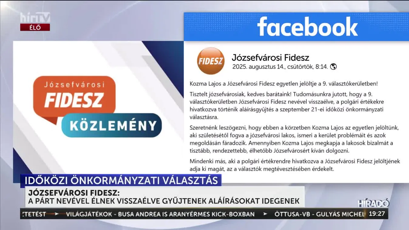 A Fidesz nevével visszaélve gyűjtenek aláírásokat Józsefvárosban