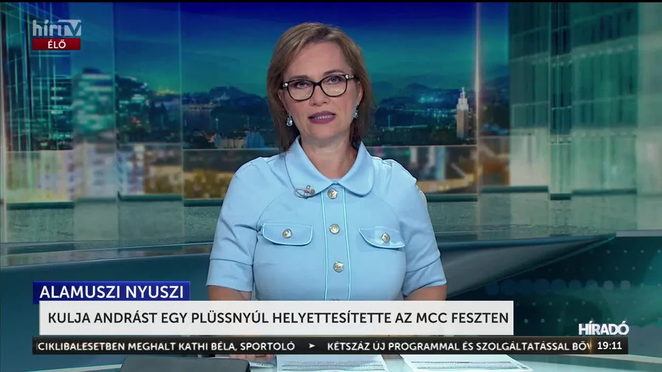 	Kulja Andrást egy plüssnyúl helyettesítette az MCC Feszten