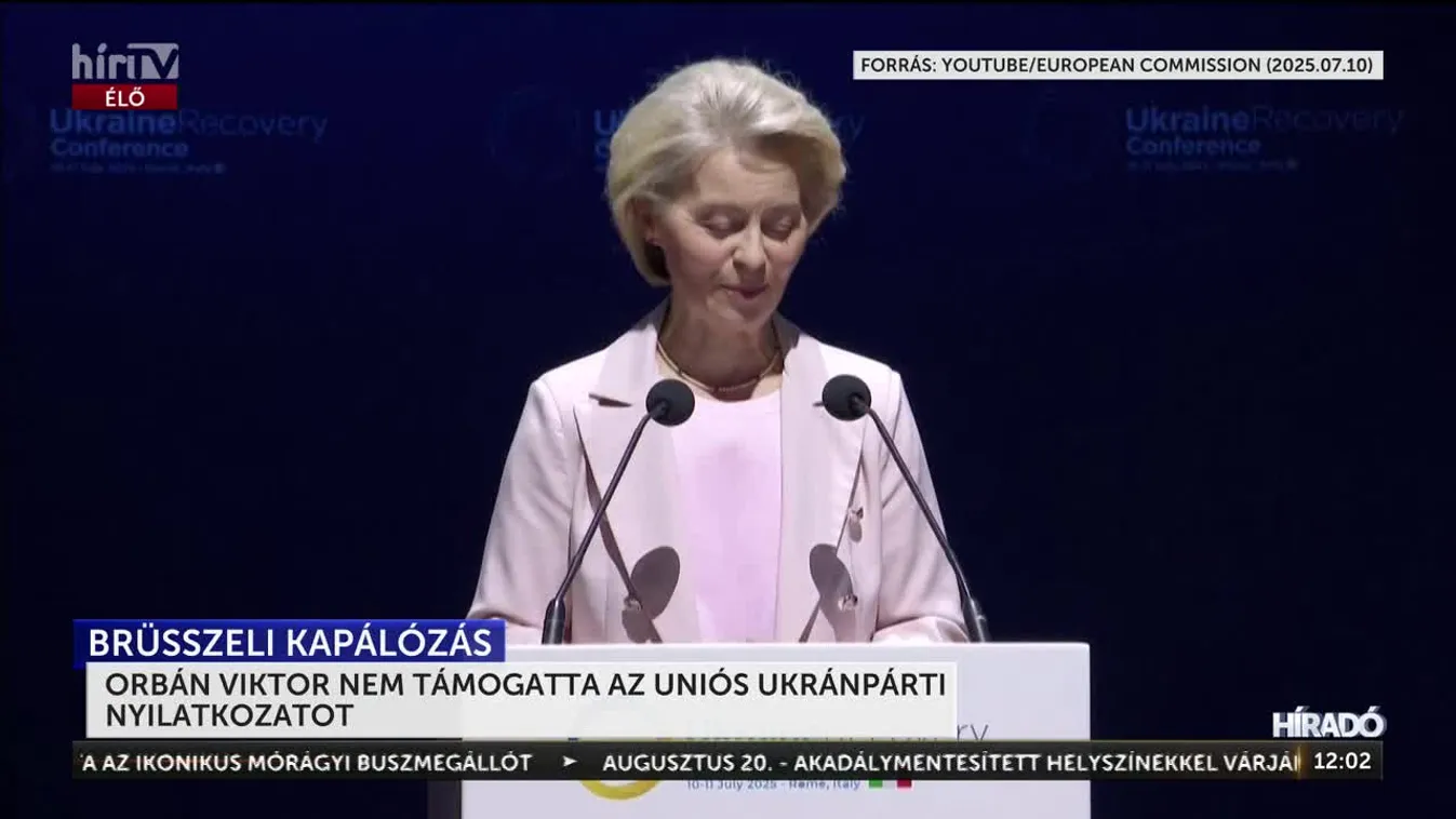 ORBÁN VIKTOR NEM TÁMOGATTA AZ UNIÓS UKRÁNPÁRTI NYILATKOZATOT