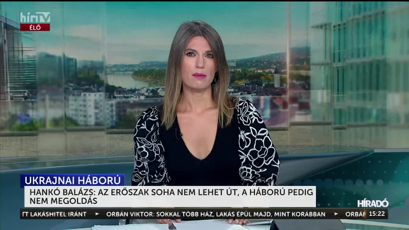 HANKÓ BALÁZS: AZ ERŐSZAK SOHA NEM LEHET ÚT, A HÁBORÚ PEDIG NEM MEGOLDÁS