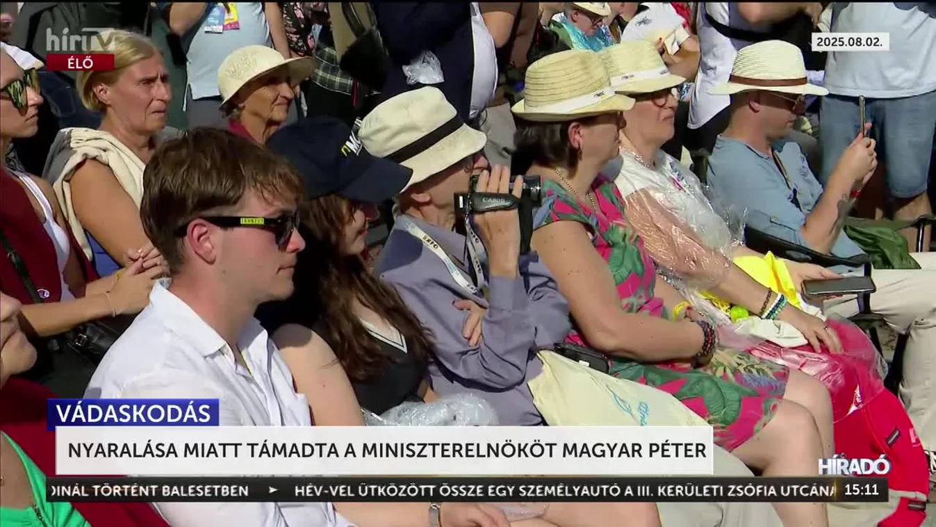 A Tisza-Párt elnöke ezúttal a nyaralása miatt kezdte kritizálni a miniszterelnököt + videó