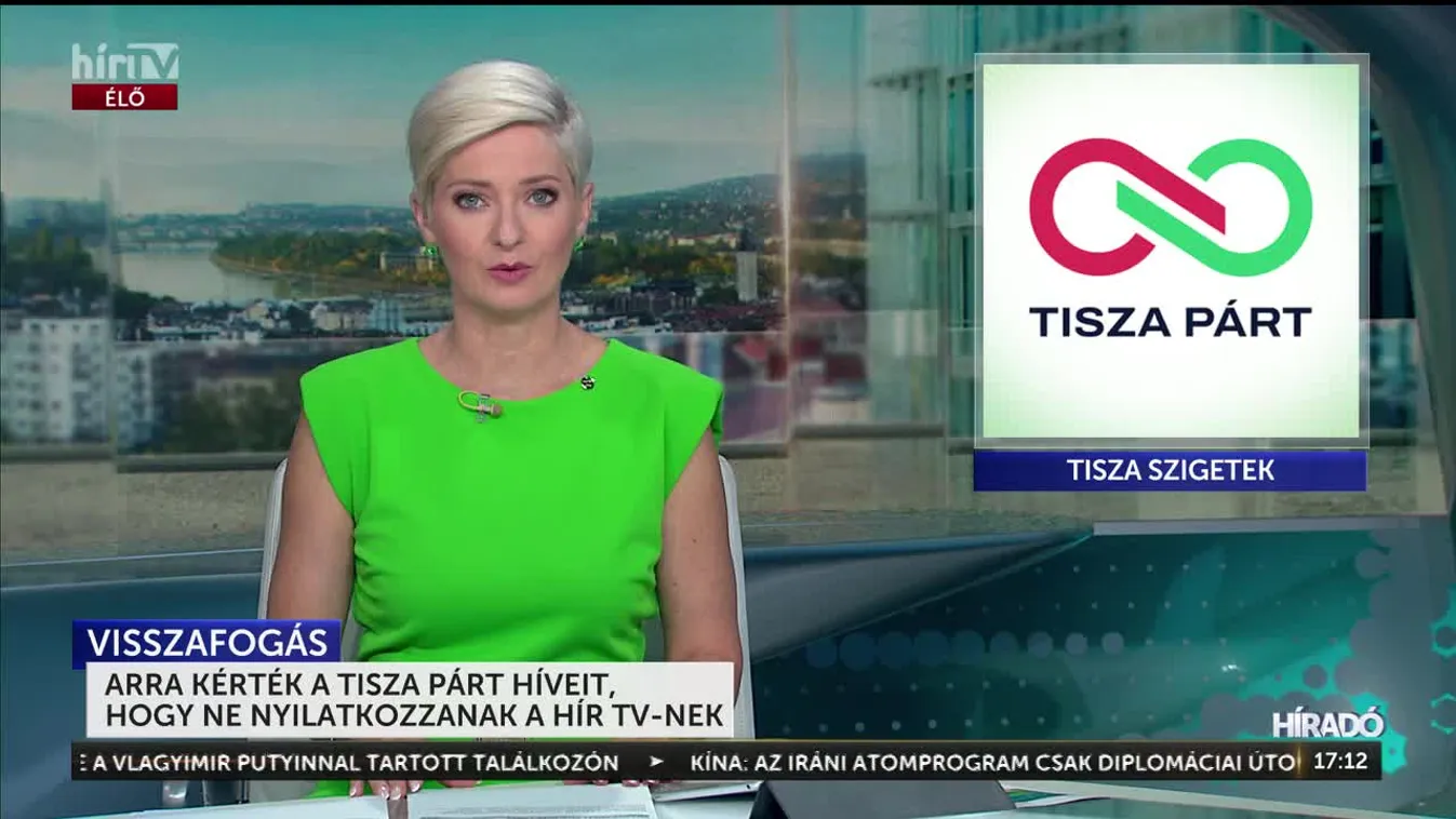 Arra kérték a TISZA Párt híveit, hogy ne nyilatkozzanak a HírTV-nek