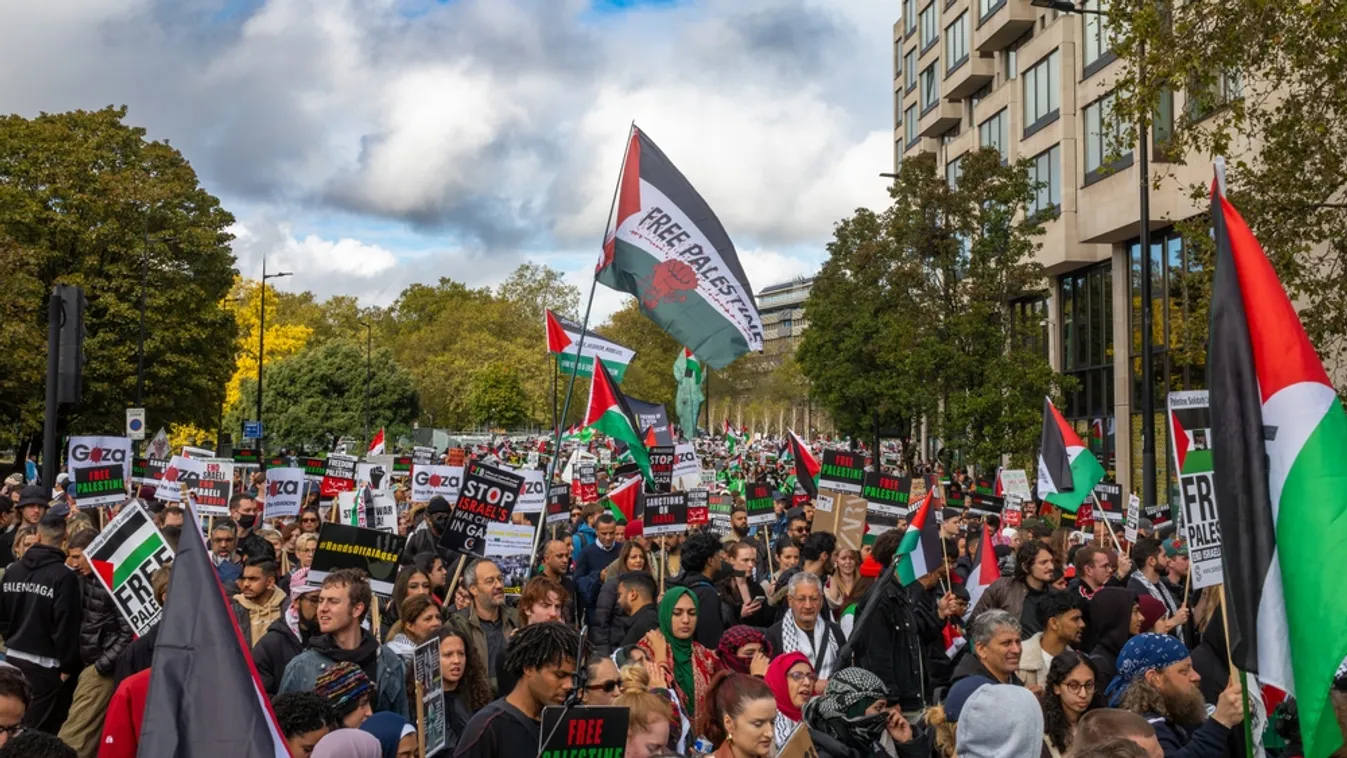 Letartóztatták a Palestine Action szimpatizánsait egy londoni tüntetésen