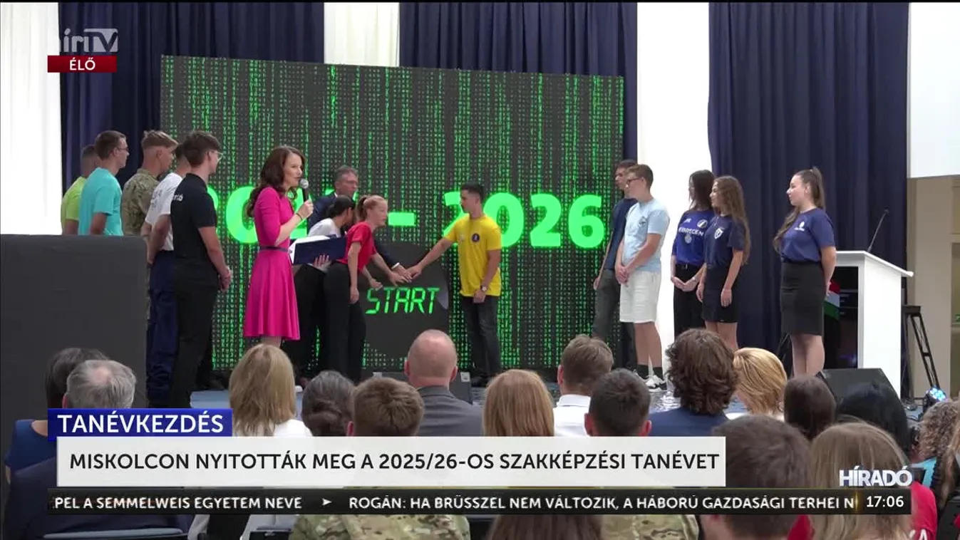 	Miskolcon nyitották meg a 2025/26-os szakképzési tanévet