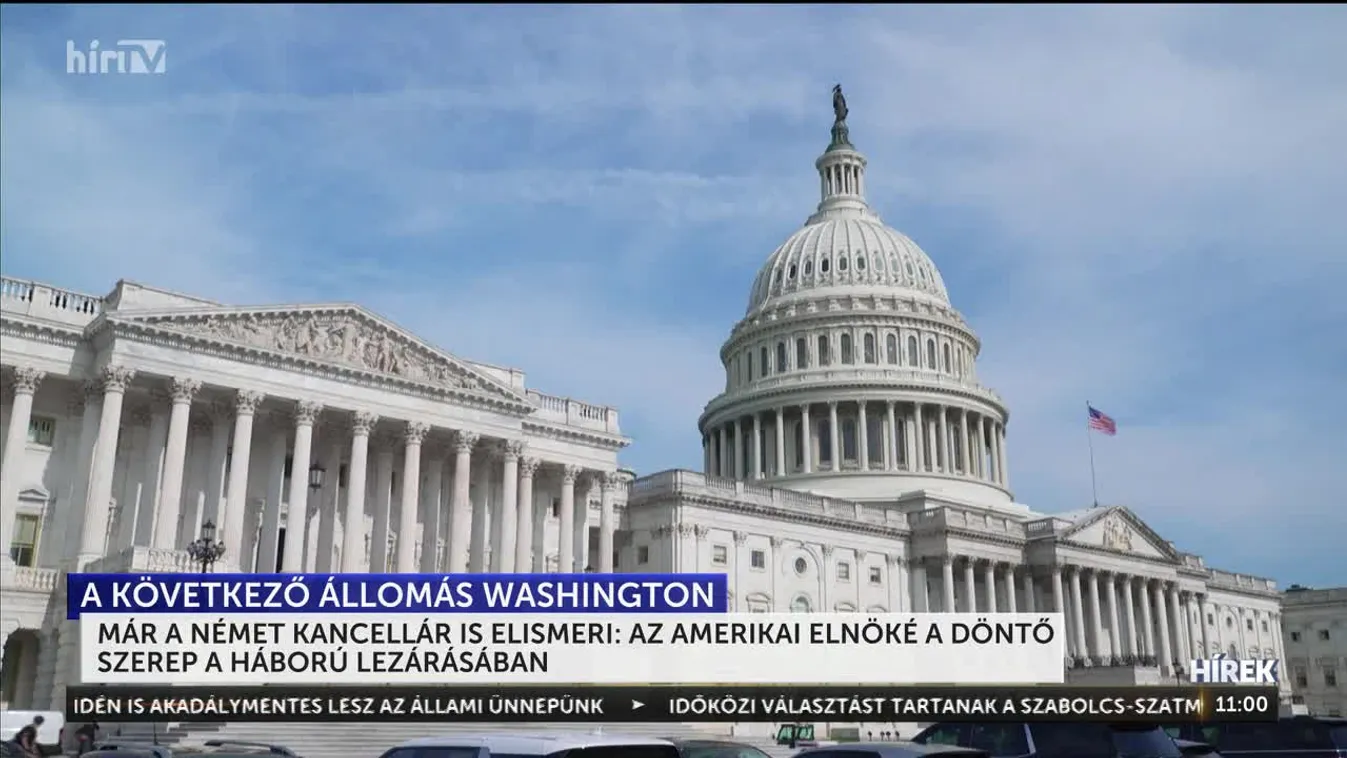 Már a német kancellár is elismeri: az amerikai elnöké a döntő szerep a háború lezárásában