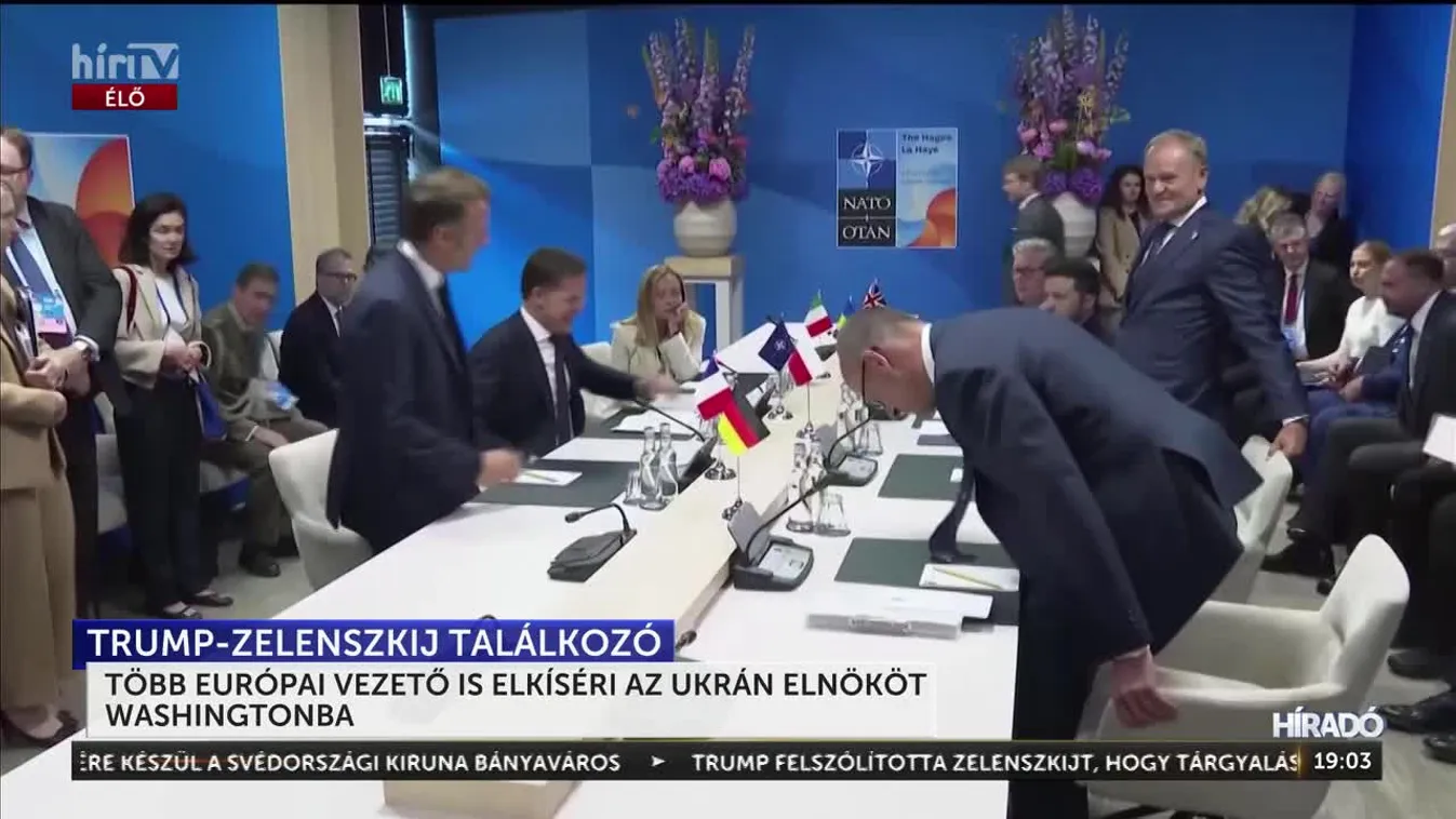 Több európai vezető is elkíséri az ukrán elnököt Washingtonba