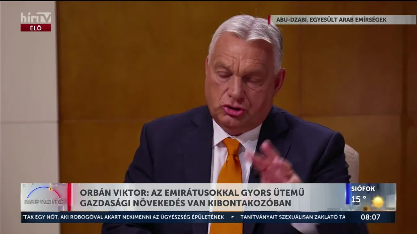 ORBÁN VIKTOR BEJELENTÉSEI A KOSSUTH RÁDIÓBAN