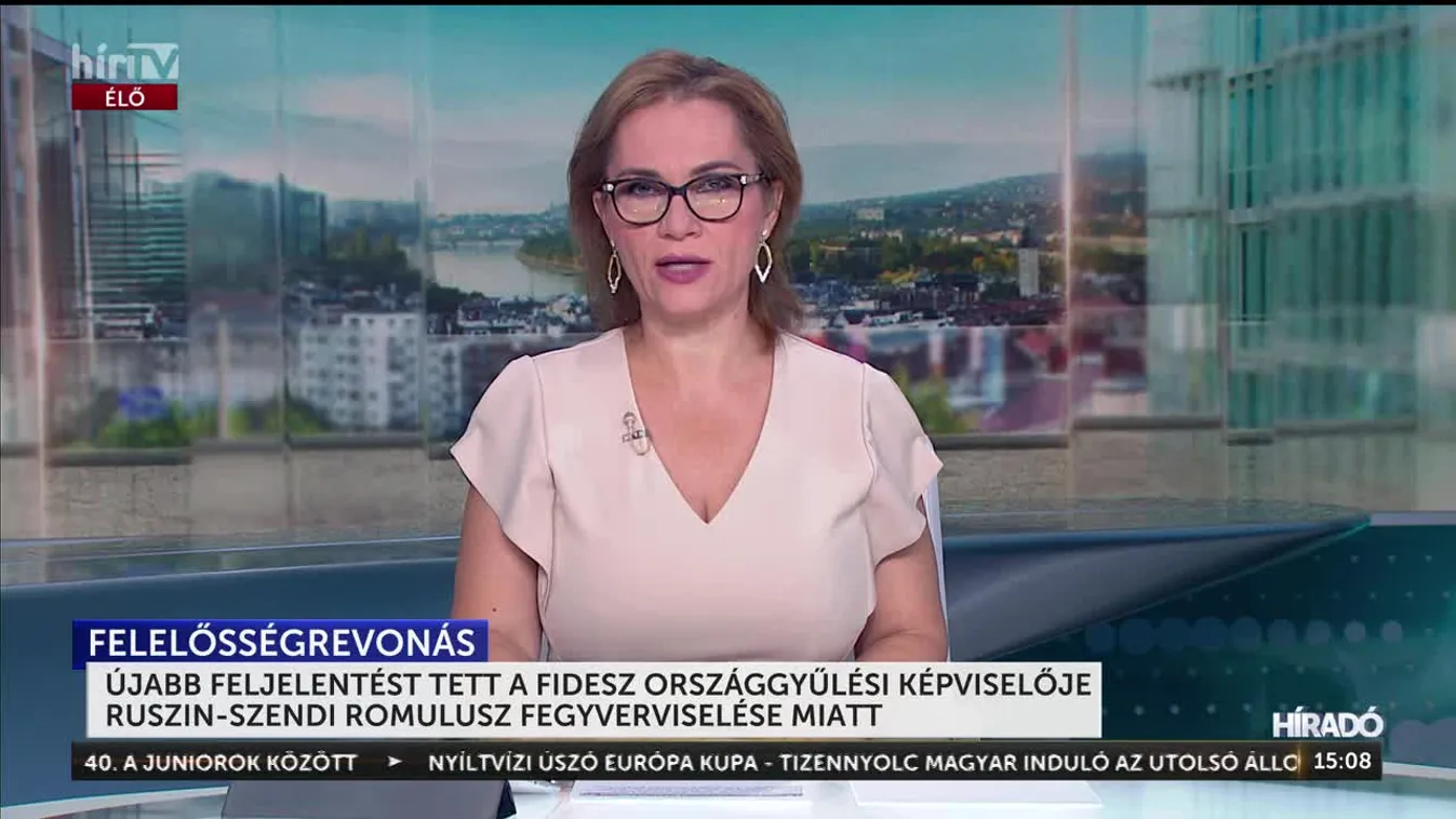 ÚJABB FELJELENTÉST TETT A FIDESZ ORSZÁGGYŰLÉSI KÉPVISELŐJE RUSZIN-SZENDI ROMULUSZ FEGYVERVISELÉSE MIATT