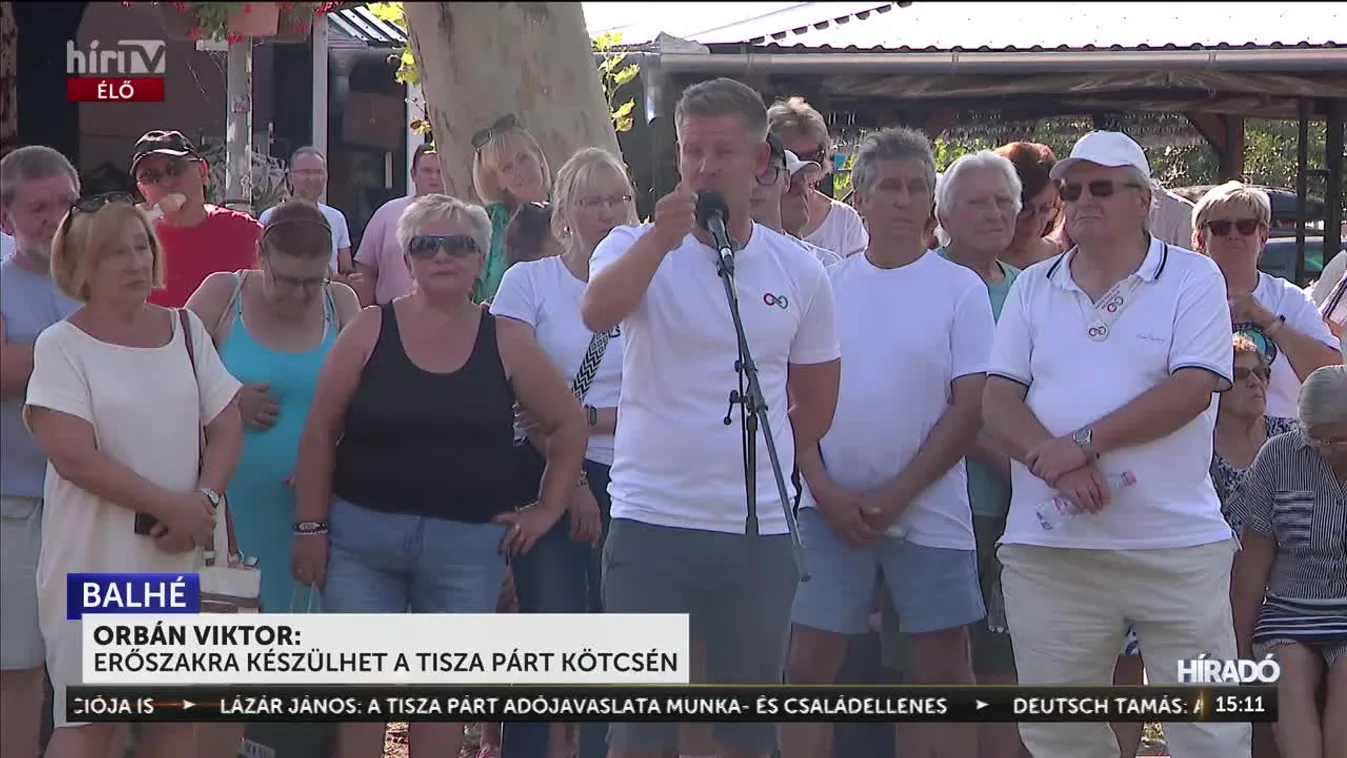 Orbán Viktor: Erőszakra készülhet a Tisza Párt Kötcsén