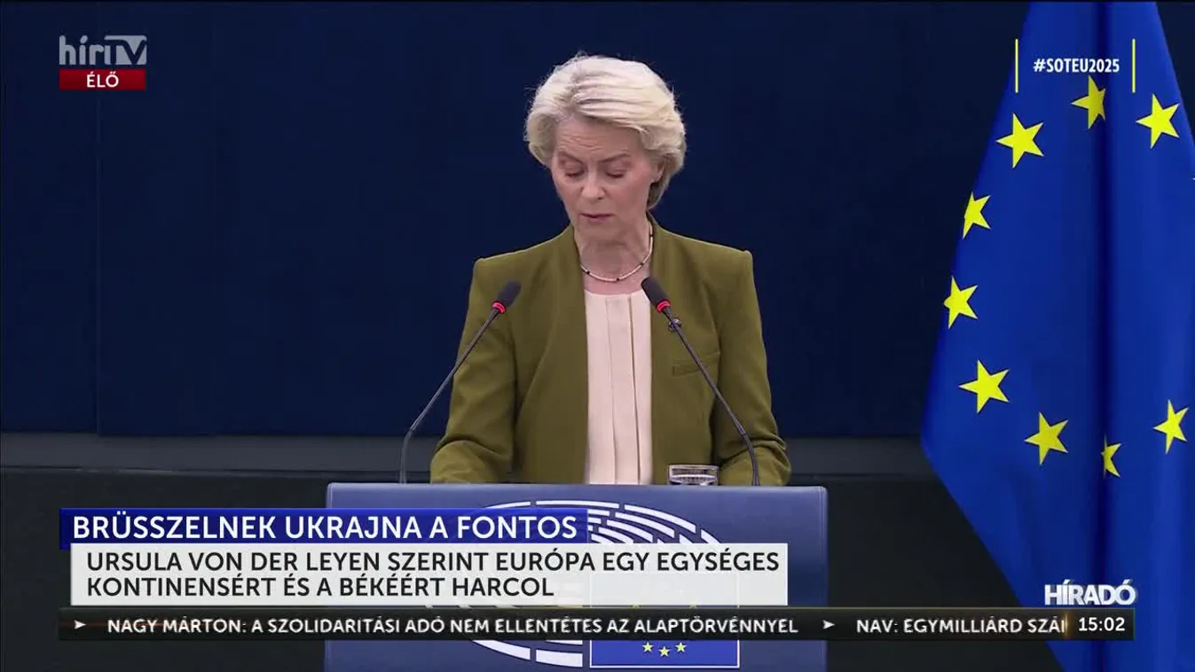 Európa harcban áll - legalábbis Ursula von der Leyen szerint + videó
