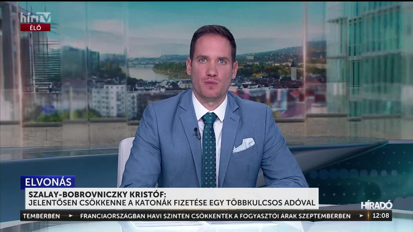 Szalay-Bobrovniczky Kristóf: Jelentősen csökkenne a katonák fizetése egy többkulcsos adóval