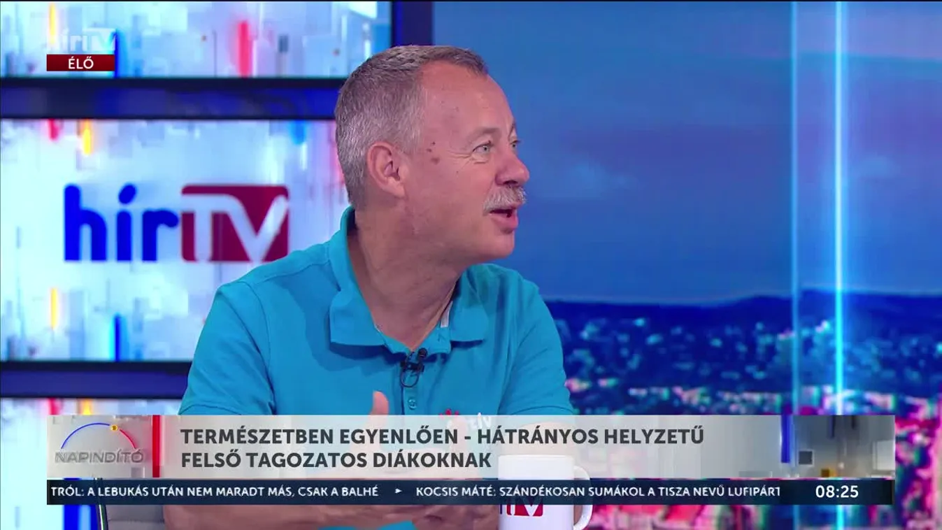 TERMÉSZETBEN EGYENLŐEN - HÁTRÁNYOS HELYZETŰ FELSŐ TAGOZATOS DIÁKOKNAK