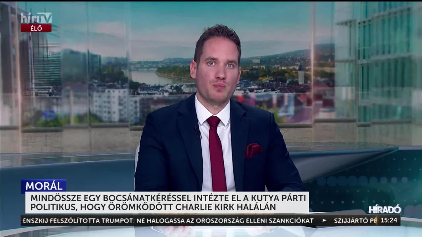 MINDÖSSZE EGY BOCSÁNATKÉRÉSSEL INTÉZTE EL A KUTYA PÁRTI POLITIKUS, HOGY ÖRÖMKÖDÖTT CHARLIE KIRK HALÁLÁN