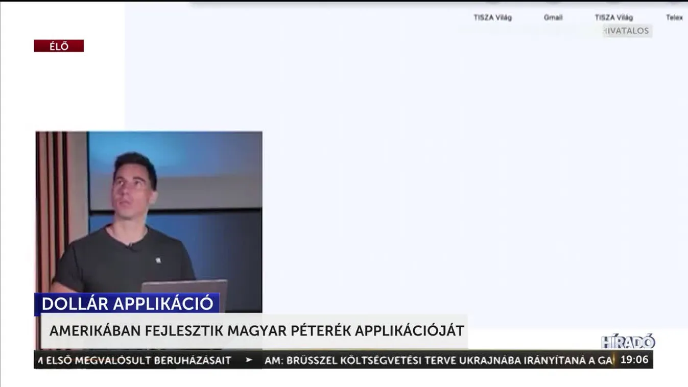 AMERIKÁBAN FEJLESZTIK MAGYAR PÉTERÉK APPLIKÁCIÓJÁT