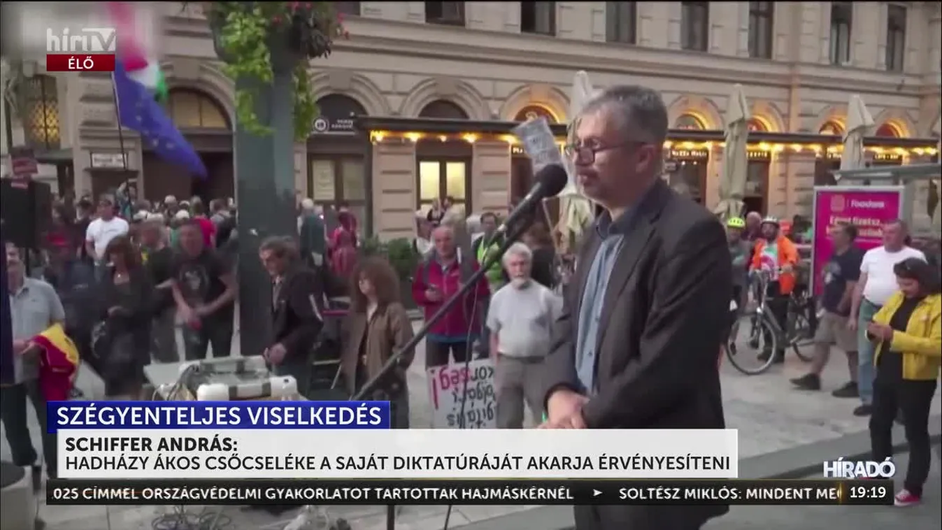 Schiffer András: Hadházy Ákos csőcseléke a saját diktatúráját akarja érvényesíteni