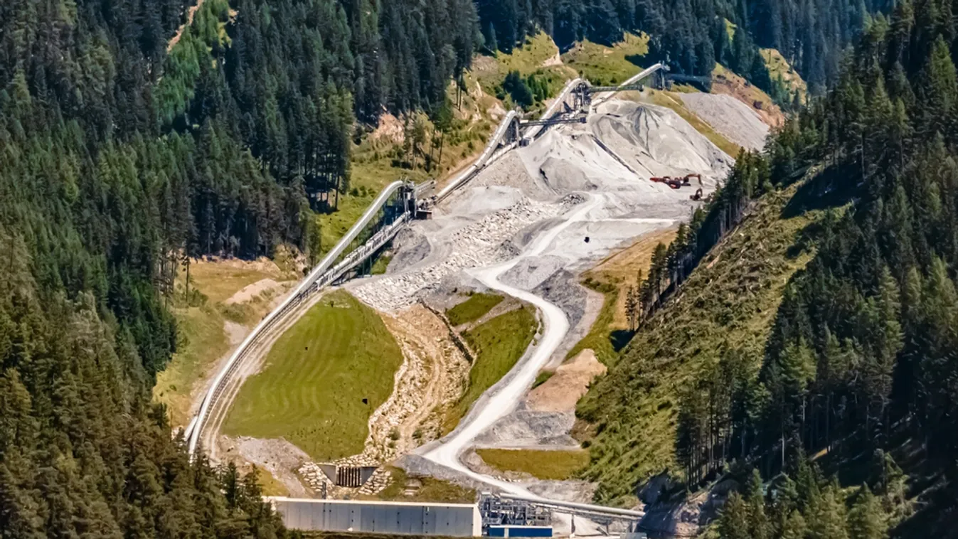Az Alpok alatt 1400 méterrel, 64 kilométer hosszan épül a Brenner-alagút