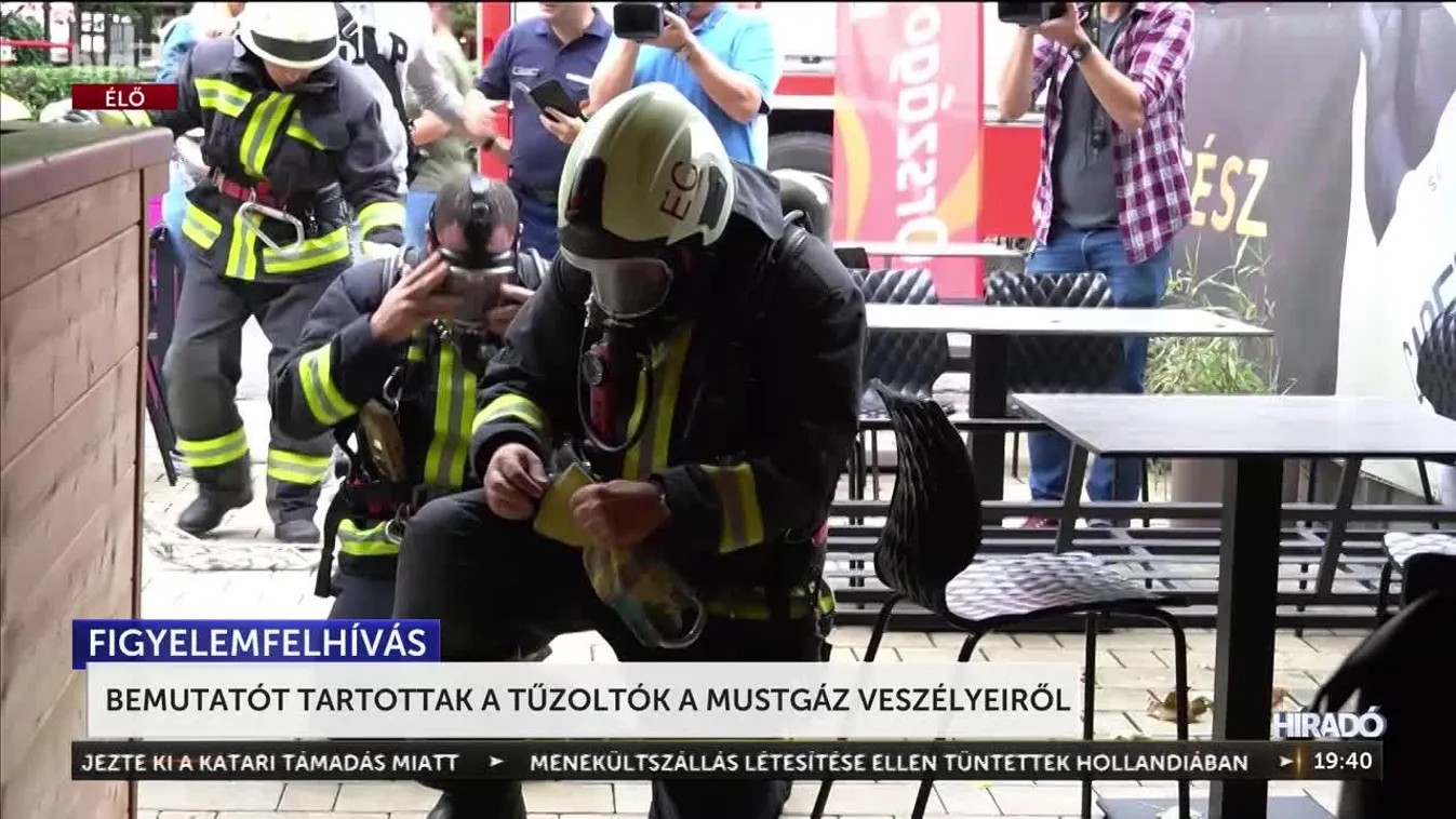 Egy egri pincében tartottak gyakorlatot a tűzoltók szerdán + videó