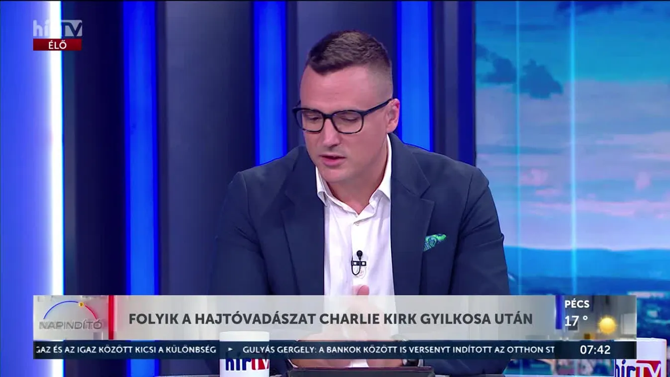 FOLYIK A HAJTÓVADÁSZAT CHARLIE KIRK GYILKOSA UTÁN
