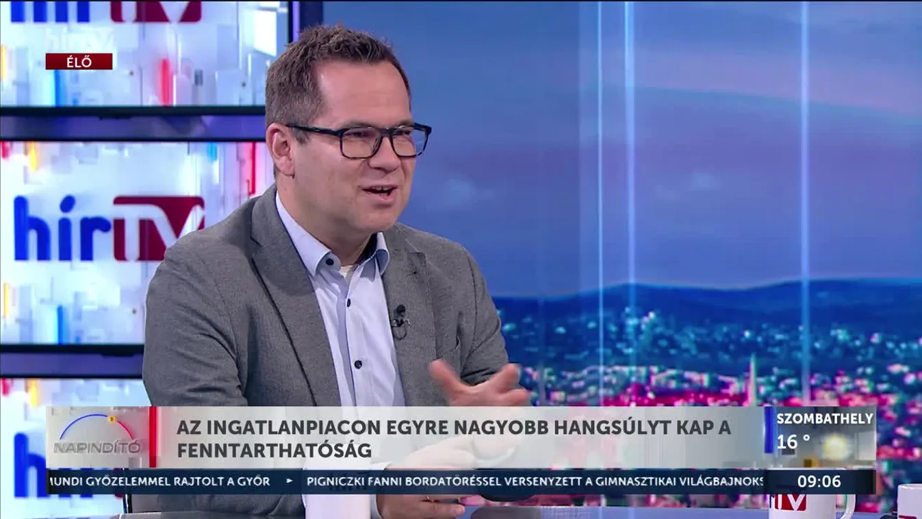 Az ingatlanpiacon egyre nagyobb hangsúlyt kap a fenntarthatóság