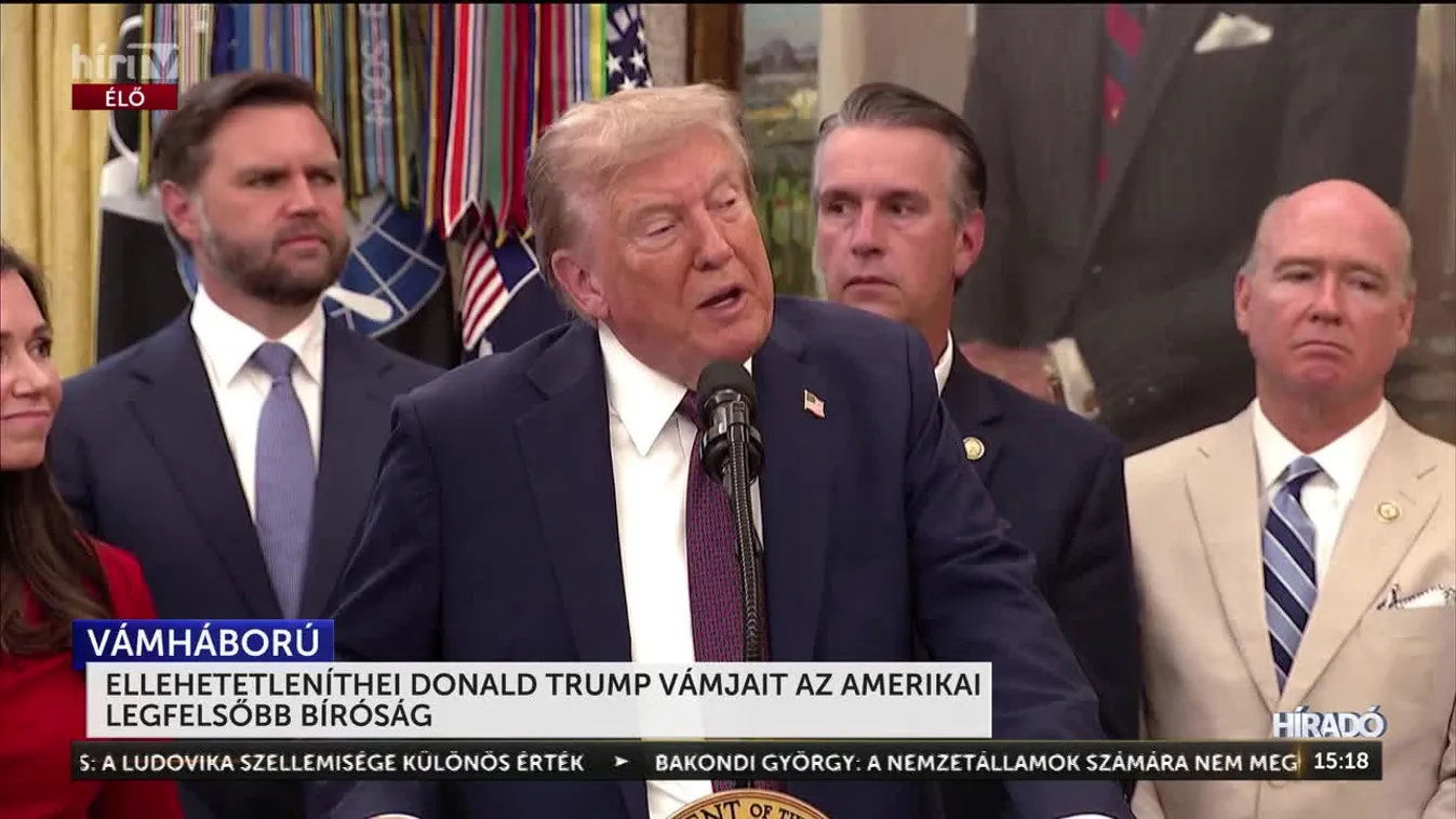ELLEHETETLENÍTHETI DONALD TRUMP VÁMJAIT AZ AMERIKAI LEGFELSŐBB BÍRÓSÁG