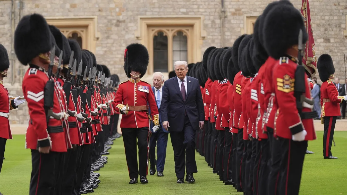 Olyan fogadtatásban részesült Donald Trump, amilyenre emberemlékezet óta nem volt példa Windsorban