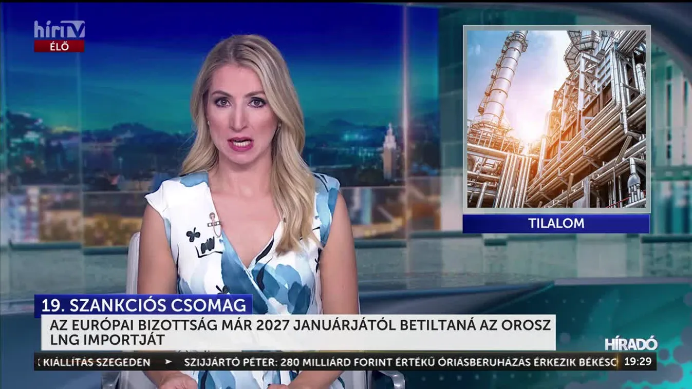 AZ EURÓPAI BIZOTTSÁG MÁR 2027 JANUÁRJÁTÓL BETILTANÁ AZ OROSZ LNG IMPORTJÁT