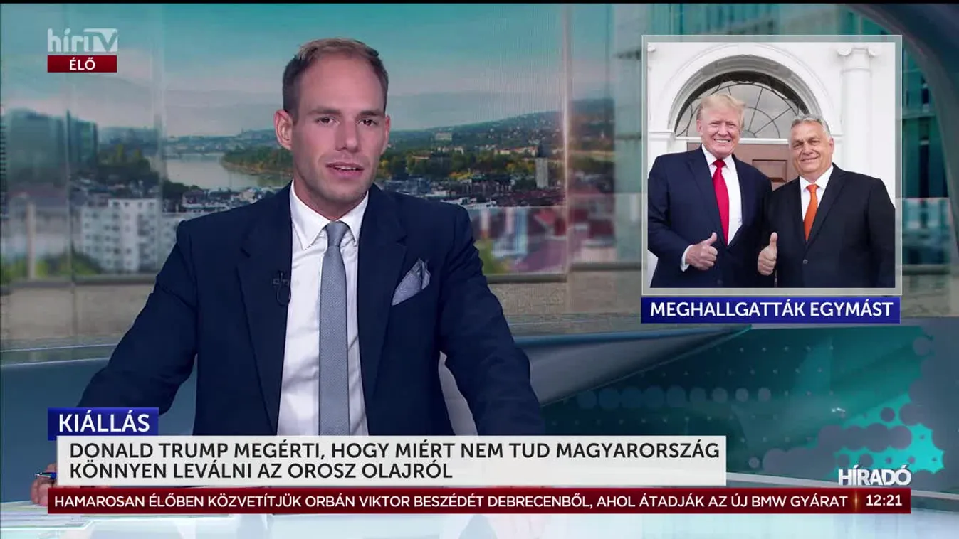 DONALD TRUMP MEGÉRTI, HOGY MIÉRT NEM TUD MAGYARORSZÁG KÖNNYEN LEVÁLNI AZ OROSZ OLAJRÓL