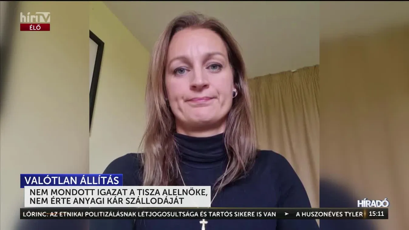 NEM MONDOTT IGAZAT A TISZA ALELNÖKE, NEM ÉRTE ANYAGI KÁR SZÁLLODÁJÁT