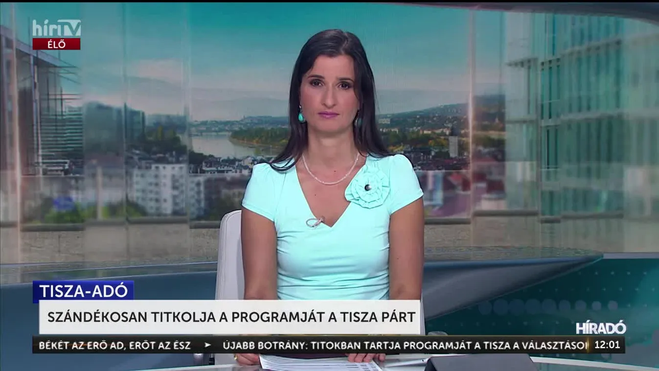 SZÁNDÉKOSAN TITKOLJA A PROGRAMJÁT A TISZA PÁRT