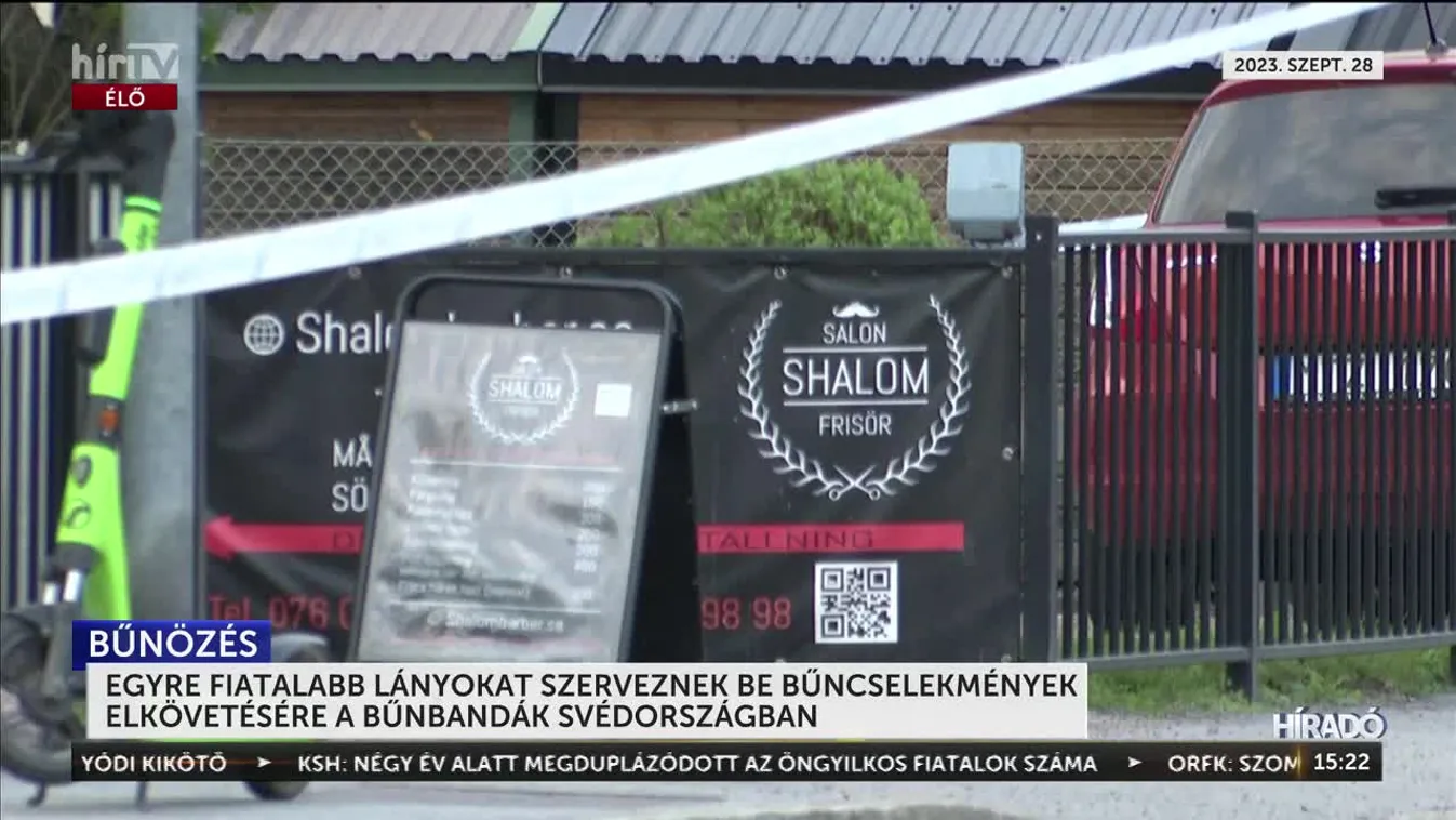 Egyre fiatalabb lányokat szerveznek be bűncselekmények elkövetésére a bűnbandák Svédországban