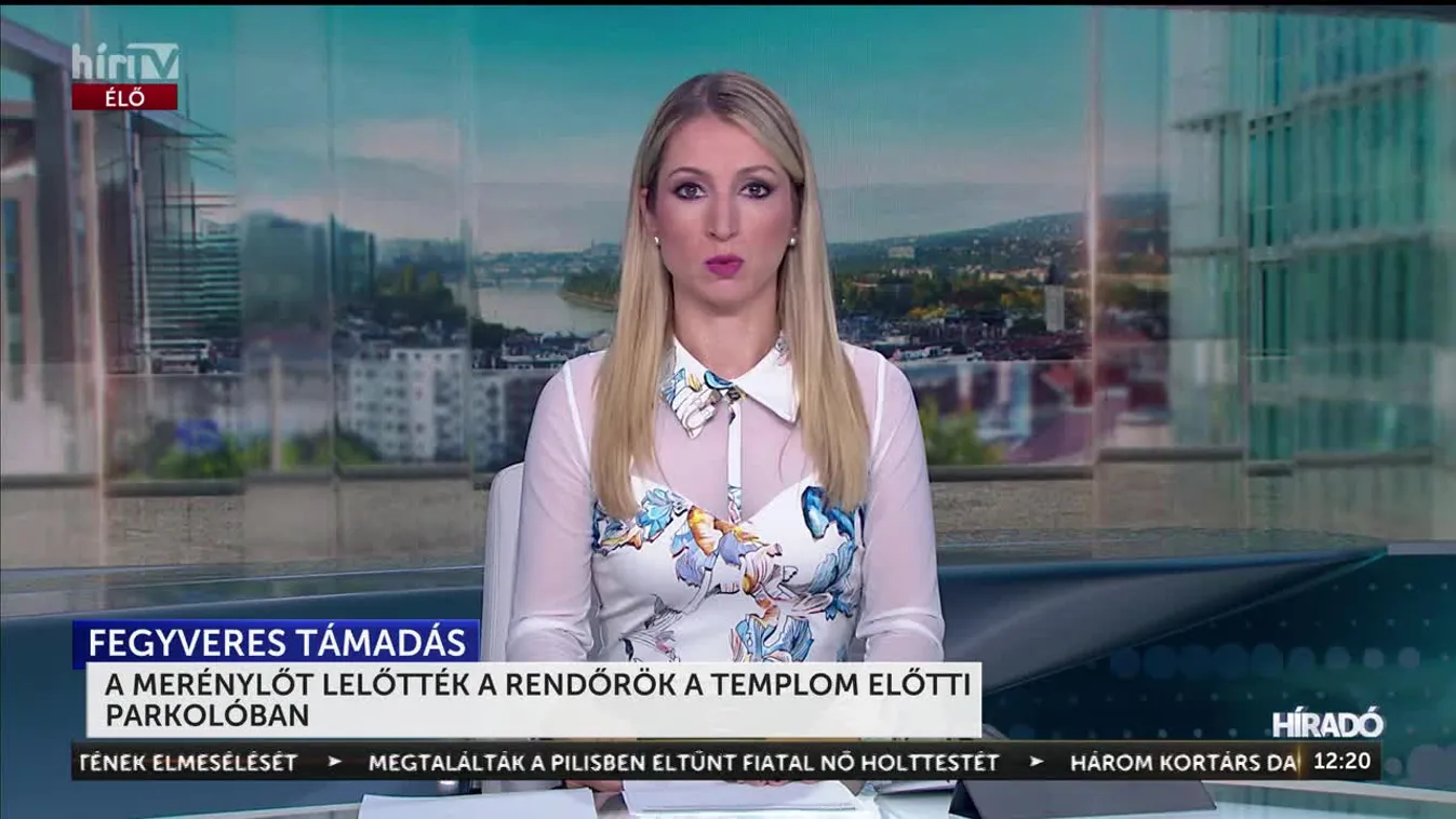 A MERÉNYLŐT LELŐTTÉK A RENDŐRÖK A TEMPLOM ELŐTTI PARKOLÓBAN