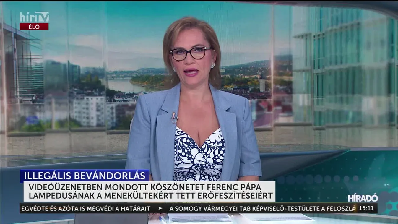 VIDEÓÜZENETBEN MONDOTT KÖSZÖNETET FERENC PÁPA LAMPEDUSÁNAK A MENEKÜLTEKÉRT TETT ERŐFESZÍTÉSEIÉRT