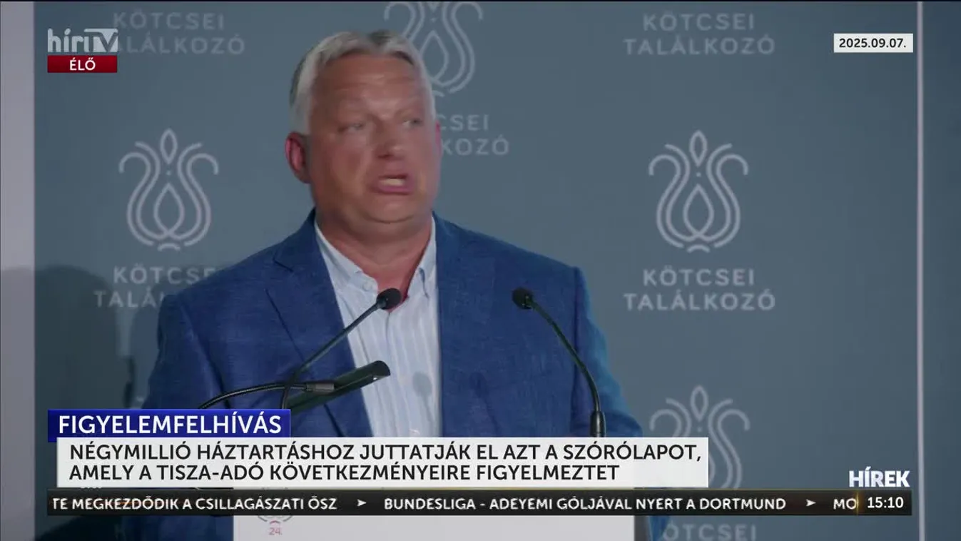 NÉGYMILLIÓ HÁZTARTÁSHOZ JUTTATJÁK EL AZT A SZÓRÓLAPOT, AMELY A TISZA-ADÓ KÖVETKEZMÉNYEIRE FIGYELMEZTET