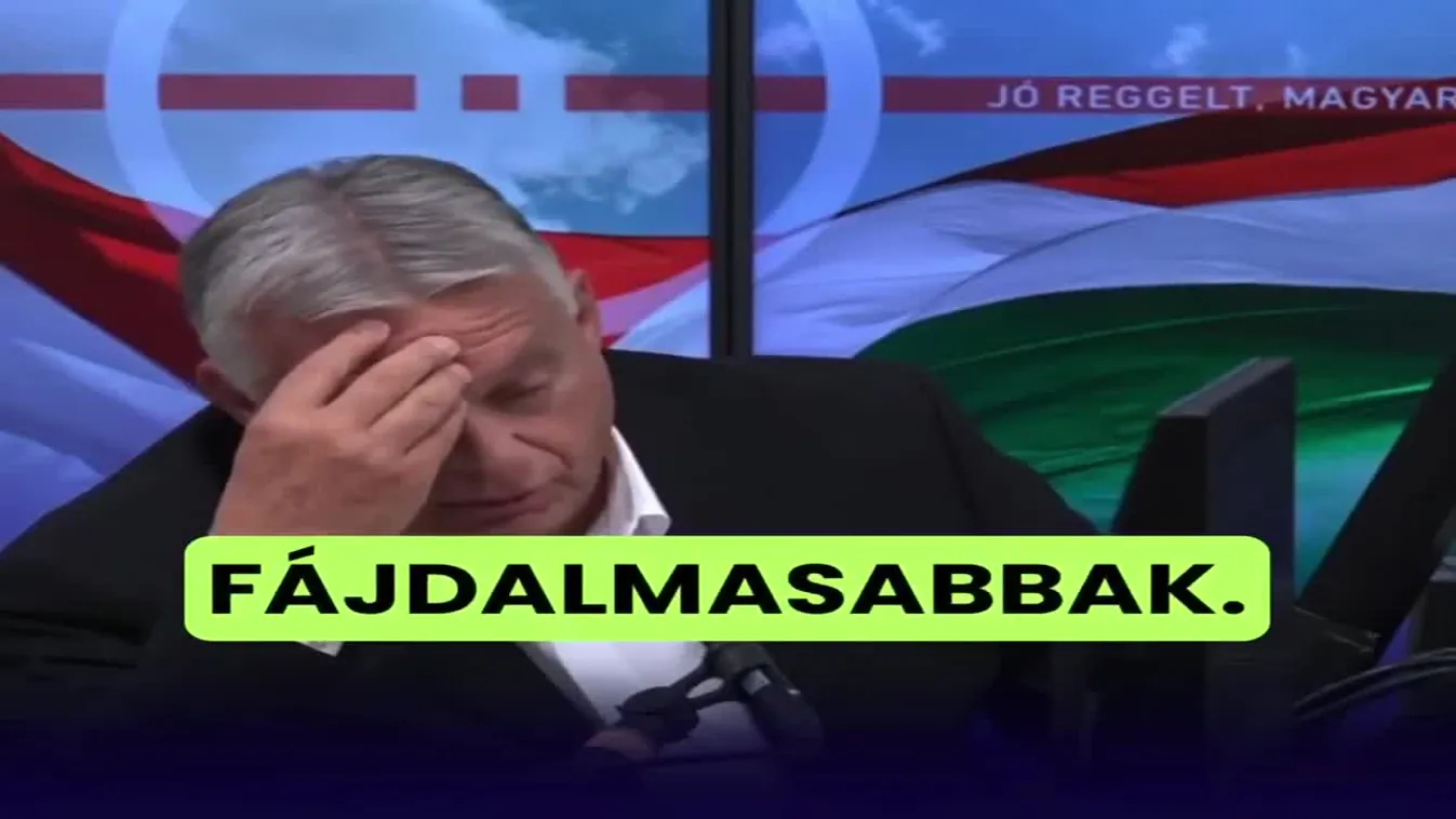 Orbán Viktor: A mi életünk a bizalom, a Tisza Párté a fegyverek