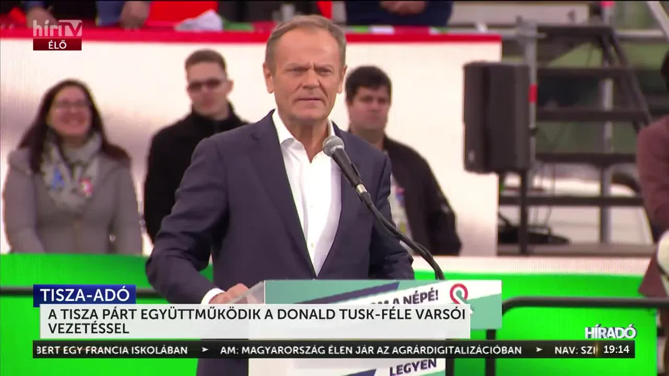 A Tisza Párt együttműködik a Donald Tusk-féle varsói vezetéssel + videó