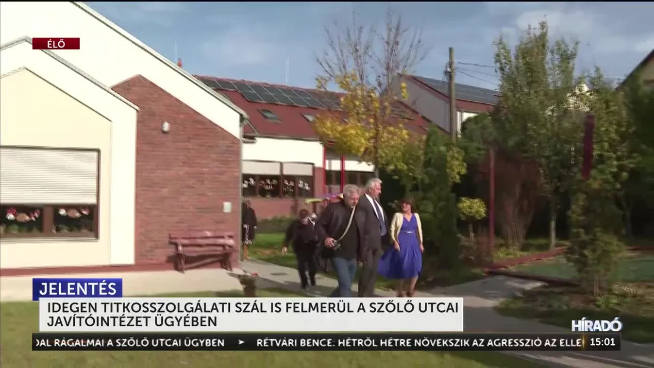 IDEGEN TITKOSSZOLGÁLATI SZÁL IS FELMERÜL A SZŐLŐ UTCAI JAVÍTÓINTÉZET ÜGYÉBEN