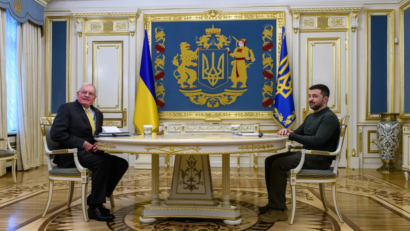 Drónok és fegyverek közös gyártásáráról tárgyalt az amerikai különmegbízott és Zelenszkij