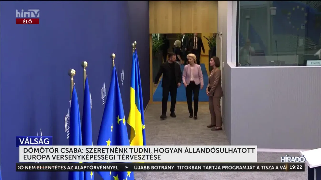 DÖMÖTÖR CSABA: SZERETNÉNK TUDNI HOGYAN ÁLLANDÓSULHATOTT EURÓPA VERSENYKÉPESSÉGI TÉRVESZTÉSE