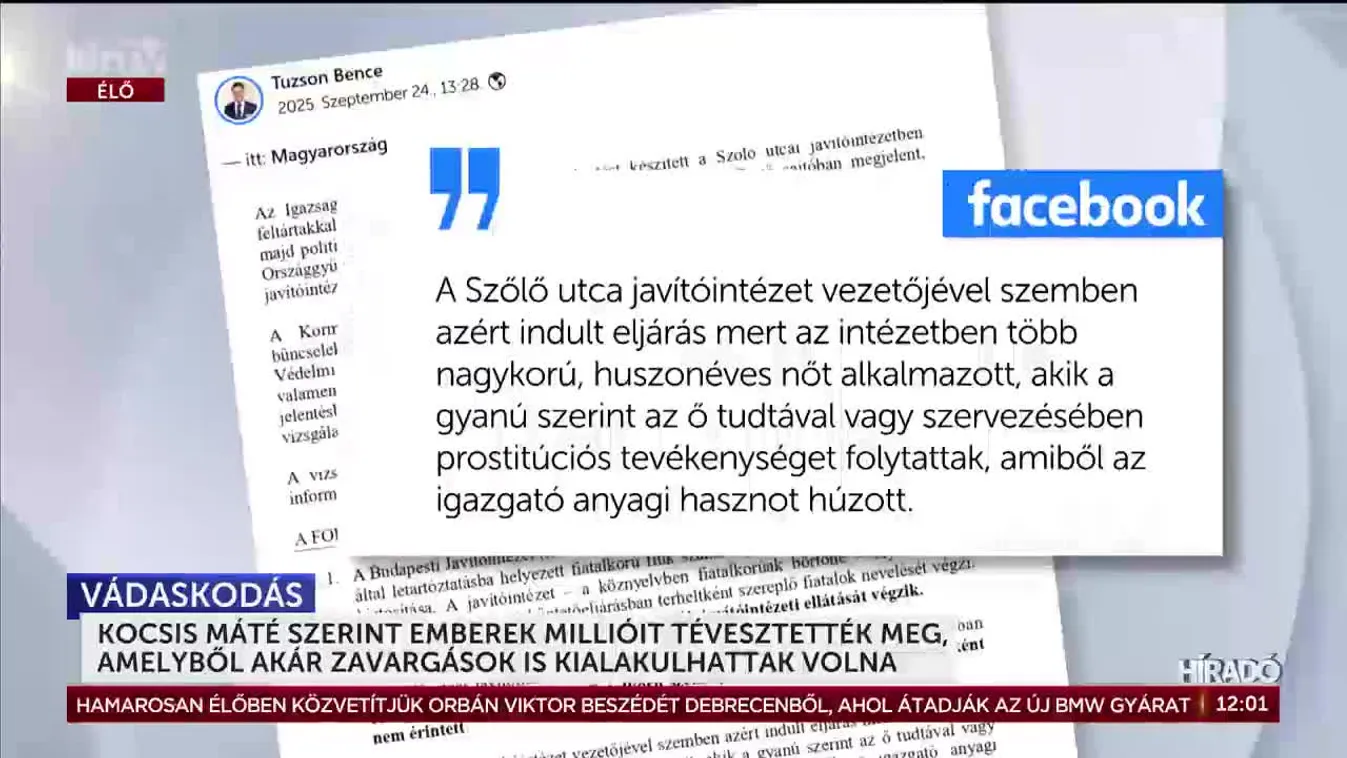 KOCSIS MÁTÉ SZERINT EMBEREK MILLIÓIT TÉVESZTETTÉK MEG, AMELYBŐL AKÁR ZAVARGÁSOK IS KIALAKULHATTAK VOLNA