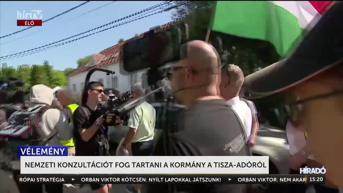 NEMZETI KONZULTÁCIÓT FOG TARTANI A KORMÁNY A TISZA-ADÓRÓL