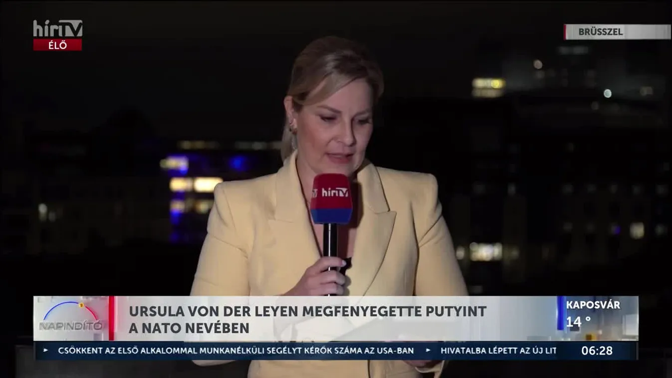 Napindító – Ursula von der Leyen megfenyegette Putyint a NATO nevében