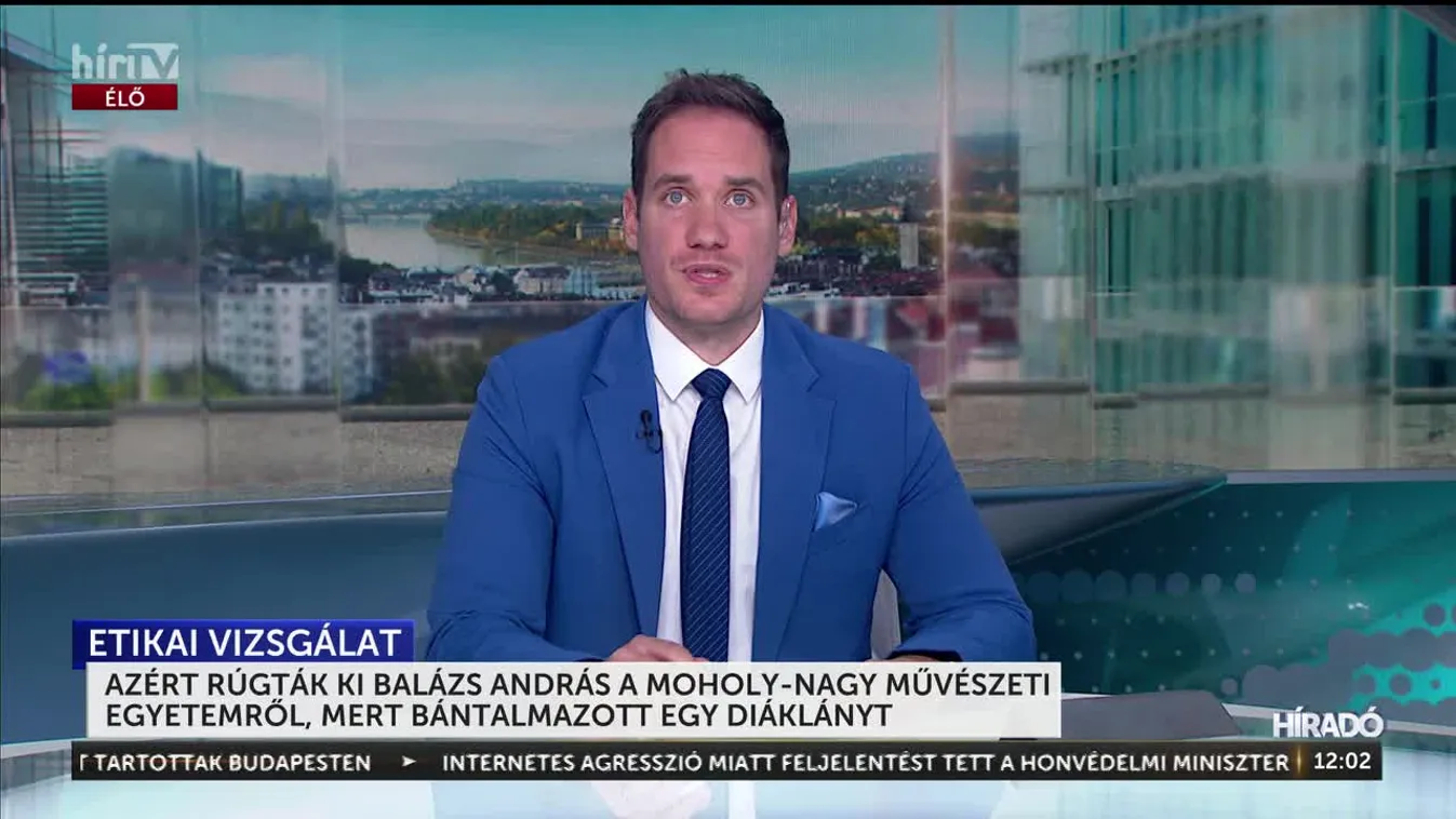 AZÉRT RÚGTÁK KI BALÁZS ANDRÁS A MOHOLY-NAGY MŰVÉSZETI EGYETEMRŐL, MERT BÁNTALMAZOTT EGY DIÁKLÁNYT