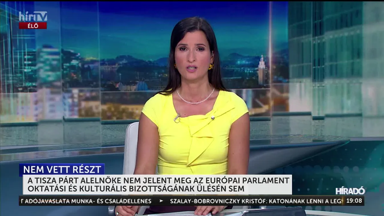 A Tisza Párt alelnöke nem jelent meg az Európai Parlament Kulturális és Oktatási Bizottságának ülésén