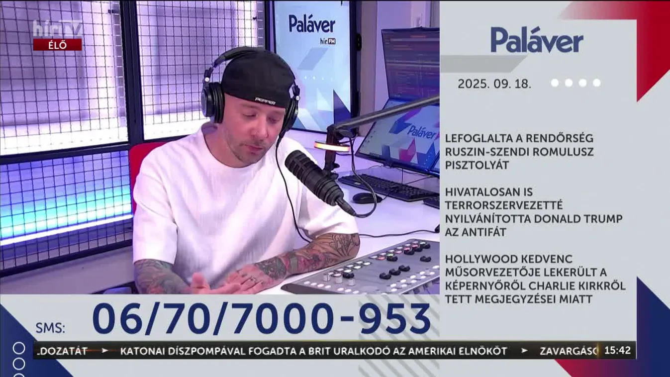 Paláver – Lefoglalta a rendőrség Ruszin-Szendi Romulusz pisztolyát