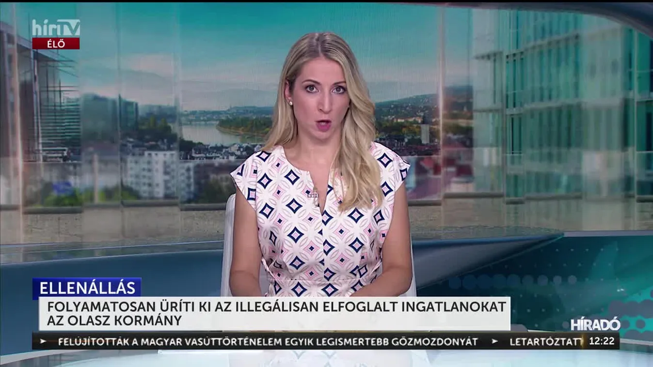 FOLYAMATOSAN ÜRÍTI KI AZ ILLEGÁLISAN ELFOGLALT INGATLANOKAT AZ OLASZ KORMÁNY