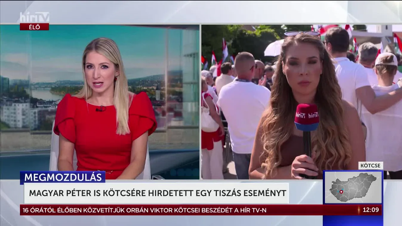 Magyar Péter is Kötcsére hirdetett megmozdulást a mai nap során
